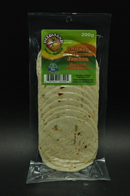 ژامبون مرغ و قارچ دل پسند